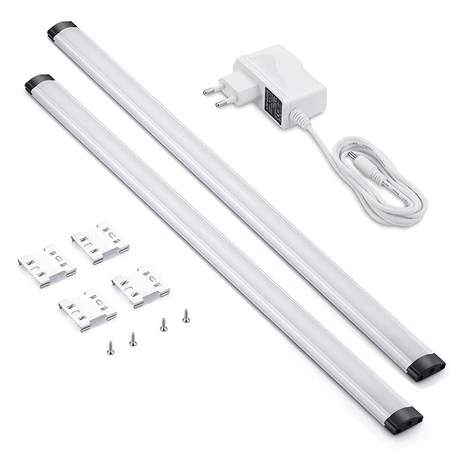 Solight LED dotykové podlinkové a nábytkové svietidlo stmívateľné, 2x 5W, 4100K, 2x 50cm