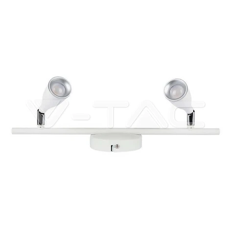 Stropné bodové svietidlo 2x4,5W, 3000K, 720lm, biele VT-810 (V-TAC)
