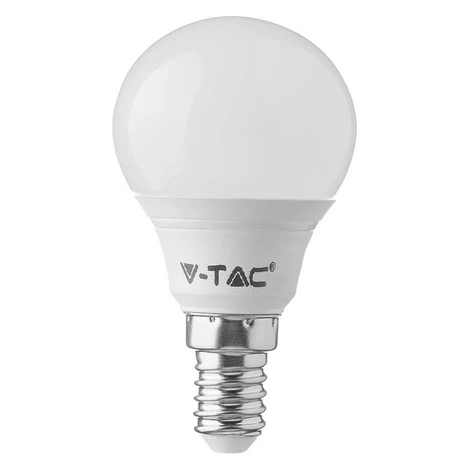 Žiarovka LED E14 4,5W, 4000K, 470lm, 3-balenie, P45 VT-2156 (V-TAC)