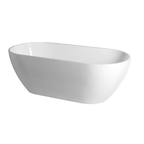 Reduta voľne stojaca vaňa liaty mramor 170x80x55cm, biela 72842 Polysan