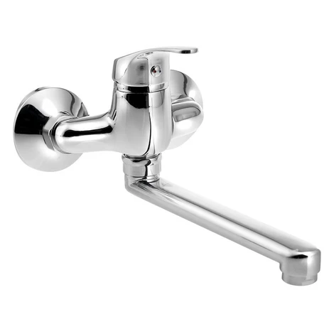 AQUALINE 35 nástenná batéria rozstup 100 mm, ramienko ploché, 220 mm, chróm 52021