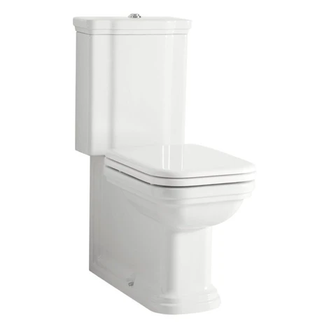 WALDORF WC kombi, spodný/zadný odpad, biely chróm WCSET04-WALDORF KERASAN