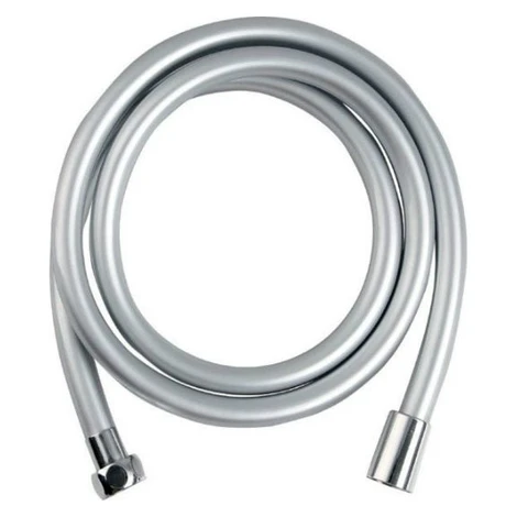 SOFTFLEX hladká sprchová plastová hadica, 200cm, metalická strieborná / chróm 1208-14 Sapho