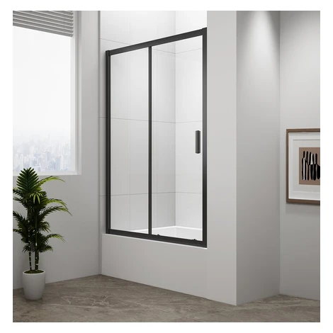 Sprchové dvere DEEP BLACK 1100x1650mm, číre sklo MD1116B Polysan
