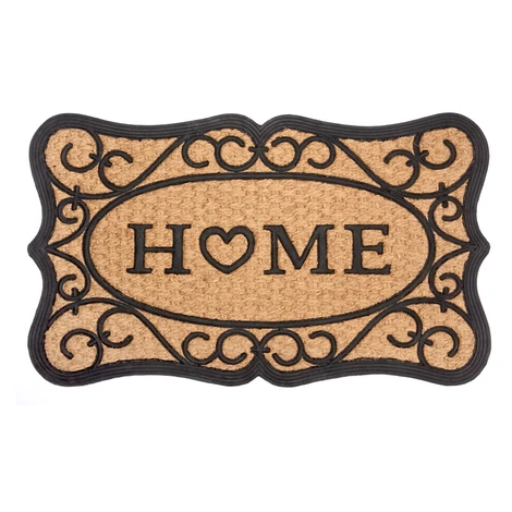 Rohožka Home 105712 - na ven i na doma, 45x75, hnědá, chodba / předsíň, Hanse Home