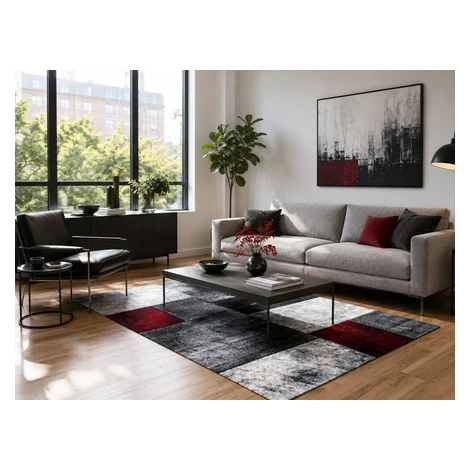 Kusový koberec Hawaii 1710 red, 160x230, červená, kancelář, Ayyildiz