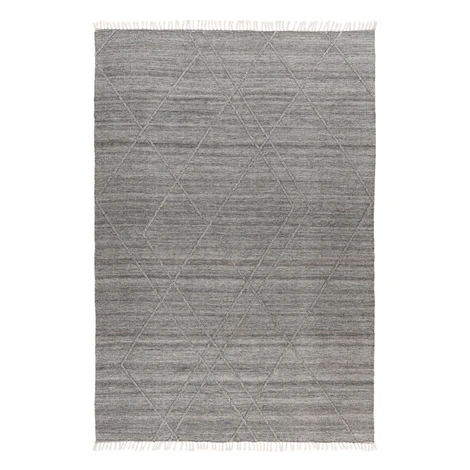Ručně tkaný kusový koberec My Dakar 365 grey – na ven i na doma, 200x290, šedá, chodba / předsíň Obsession