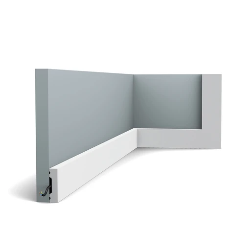 ORAC stropní, podlahová a lemovací lišta SX162 2 m, 2000x40x10 mm, bílá, ORAC Decor