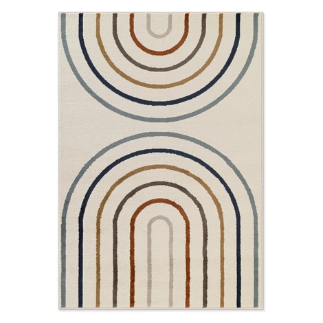 Dětský koberec Adventures 106212 Cream Multicolor, 160x235, bílá, dětský pokoj, Hanse Home