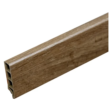 Soklová lišta SPC RIGID Victoria 2 m, 2000x50x12 mm, hnědá, Egibi