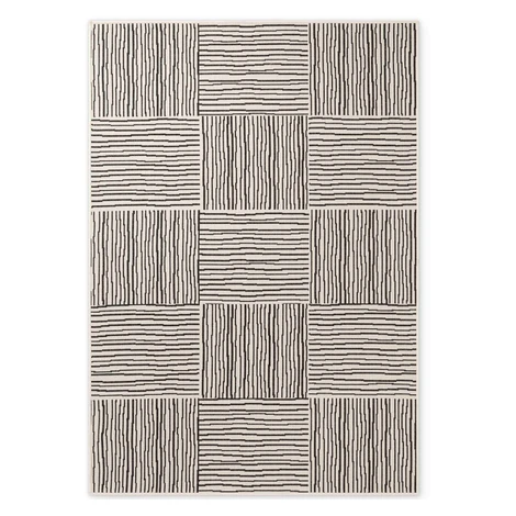 Kusový koberec Ted Baker Haringey 106372 Black White, 160x230, černobílá, chodba / předsíň, Ted 
