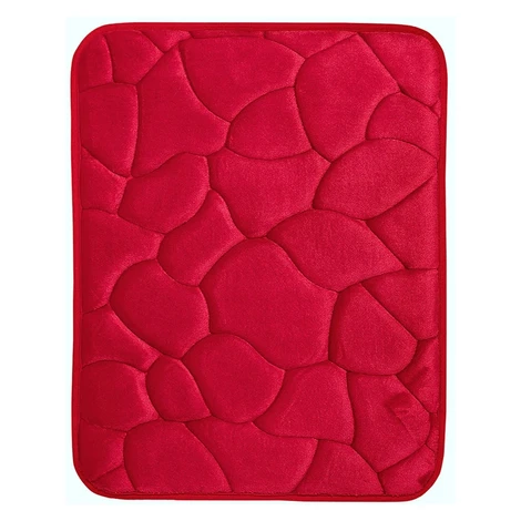 Protiskluzová koupelnová předložka 3D 0133 Red, 40x50, červená, koupelna, BO-MA