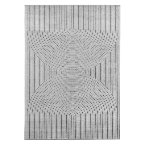 Kusový koberec Nova 1201 silver - na ven i na doma, 120x170, šedá, chodba / předsíň, Ayyildiz