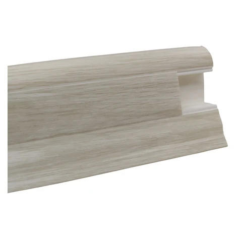 Soklová podlahová lišta SLK50 W646 Jasan stock 2,5 m, 2500x50x25 mm, šedá, Döllken