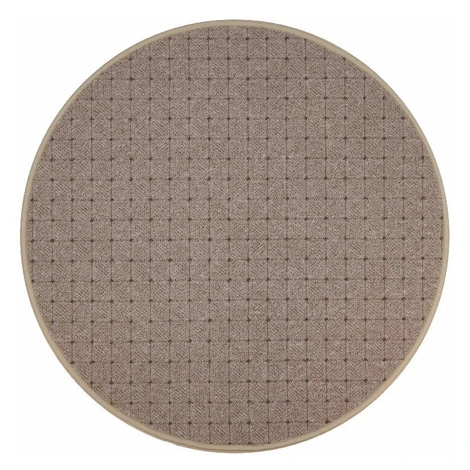 Kusový koberec Udinese béžový new kruh, 200x200 (průměr) kruh, béžová, chodba / předsíň, Condor 