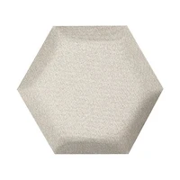 Čalouněný akustický panel nástěnný Luna 33 cream hexagon - Hexagon 6x15 cm Egibi