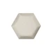 Čalouněný akustický panel nástěnný Luna 33 cream hexagon - Hexagon 6x15 cm Egibi