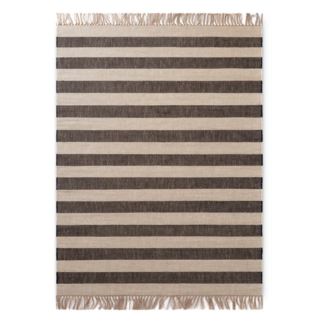 Kusový koberec Handloom 106334 Playa White Black, 120x170, černobílá, chodba / předsíň, Hanse Ho Hanse Home