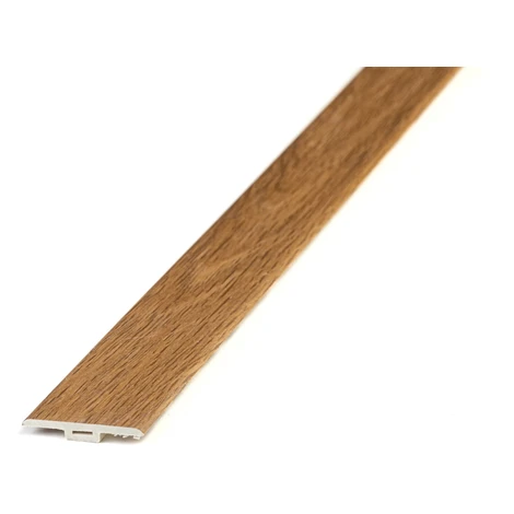 Podlahová přechodová lišta T-LINE Golden 1,2 m, 1200x35 mm, hnědá, Egibi