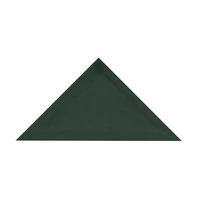 Čalouněný akustický panel nástěnný Riwiera 38 tm. zelená trojúhelník - Hexagon 6x15 cm Egibi