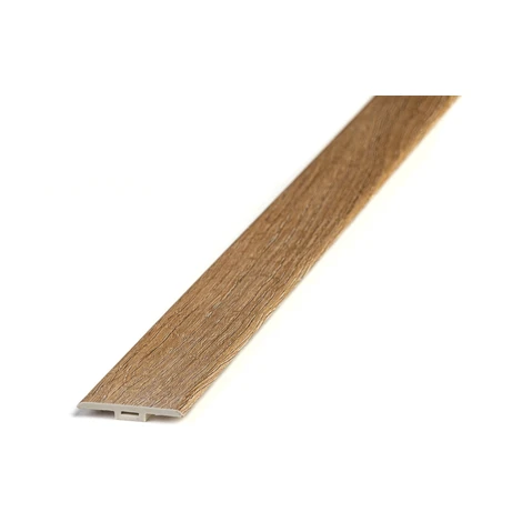 Podlahová přechodová lišta T-LINE Victoria 1,2 m, 1200x35 mm, hnědá, Egibi