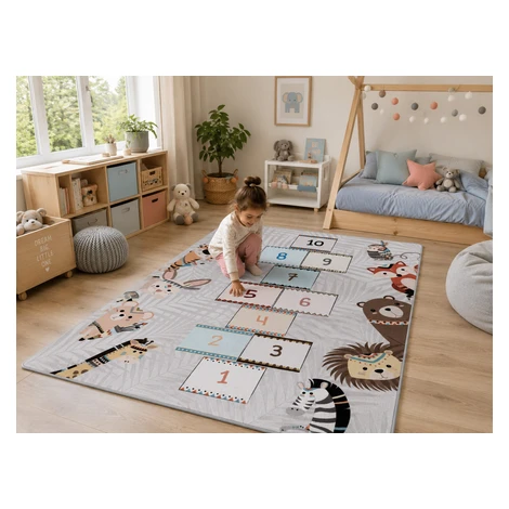 Dětský kusový koberec Play 2903 grey, 120x170, vícebarevná, dětský pokoj, Ayyildiz