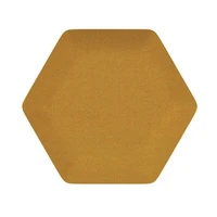 Čalouněný akustický panel nástěnný Riwiera 41 hořčicová hexagon - Hexagon 6x15 cm Egibi