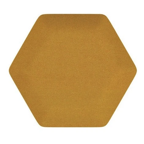 Čalouněný akustický panel nástěnný Riwiera 41 hořčicová hexagon - Hexagon 6x15 cm Egibi