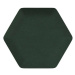 Čalouněný akustický panel nástěnný Riwiera 38 tm. zelená hexagon - Hexagon 6x15 cm Egibi