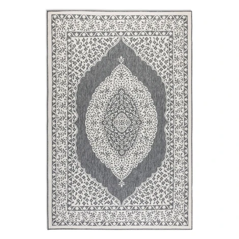 Kusový koberec Gemini 106023 Silver z kolekce Elle – na ven i na doma, 120x170, šedá, chodba / p Elle Decor