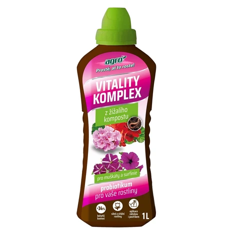 AGRO Vitality Komplex Muškáty a surfínie 1 l