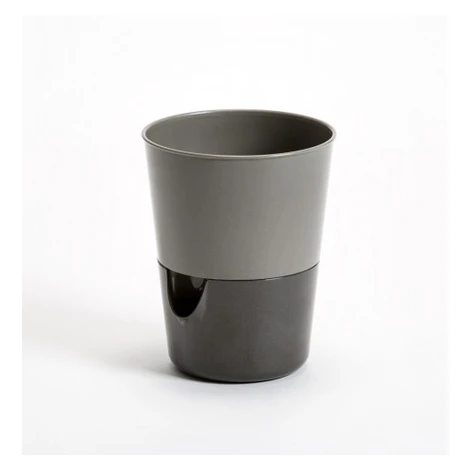 Plastia Samozavlažovací kvetináč Rosmarin sivá/antracit 11 cm