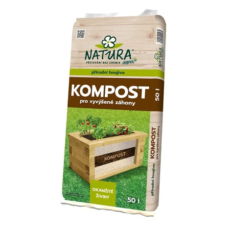 AGRO NATURA Kompost pre vyvýšené záhony 50 l