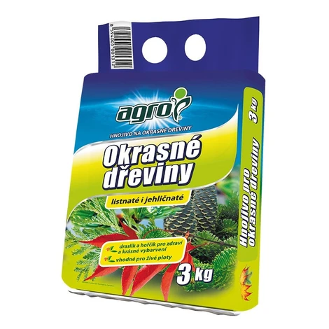 AGRO hnojivo pre okrasné dreviny 3 kg