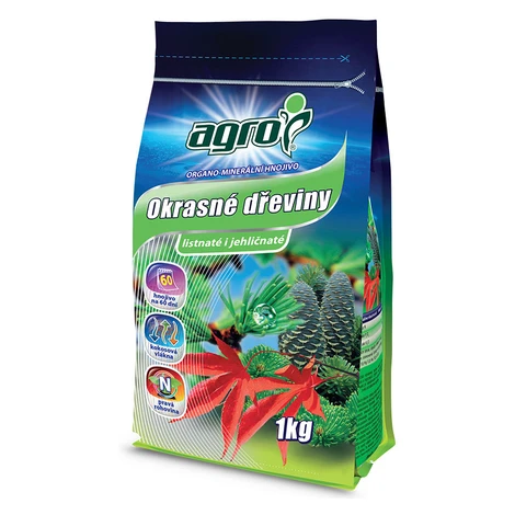 AGRO Organominerálne hnojivo okrasné dreviny 1 kg