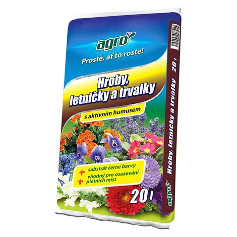AGRO Substrát na hroby 20 l