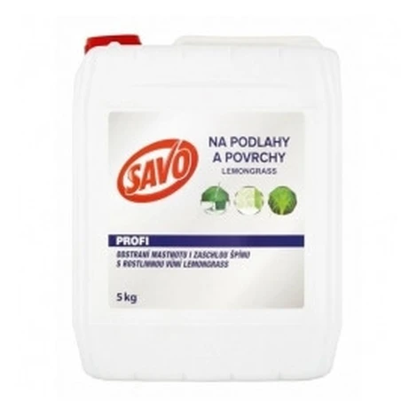 Savo PROFI na podlahy a povrchy 5kg Lemongrass