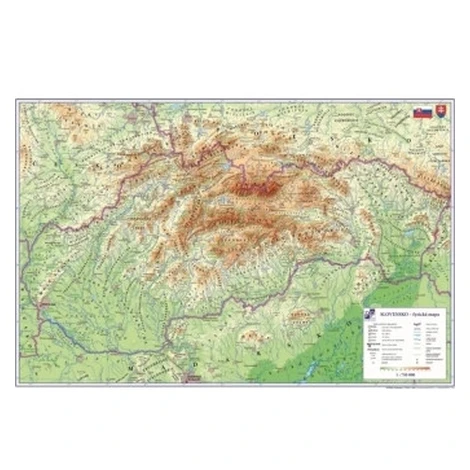 Podložka s mapou Slovenska 40x60cm