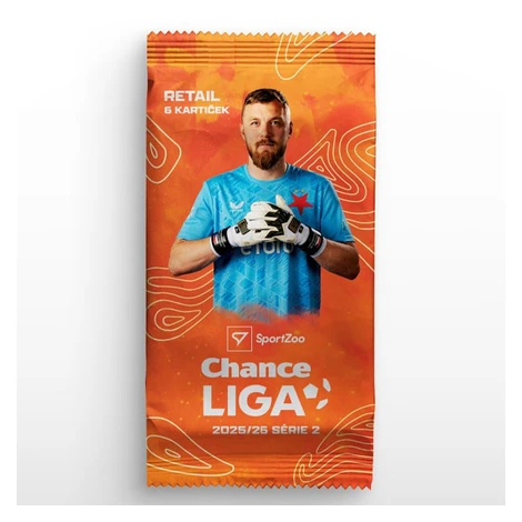 Futbalové karty SportZoo Chance Liga 2025/26 – 2. séria Retail Booster pack