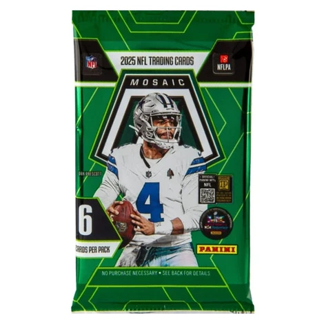 NFL karty Panini Mosaic Football 2025 Blaster booster pack
