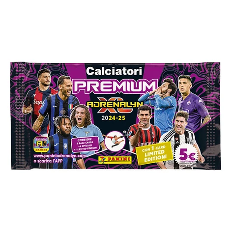 Futbalové karty Panini Serie A Calciatori 2024/2025 Adrenalyn XL Premium Packet