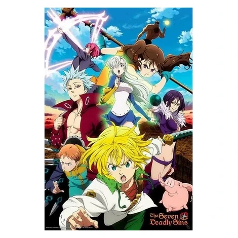 GB eye Seven Deadly Sins Meliodas & Sins Poster 91,5 x 61 cm