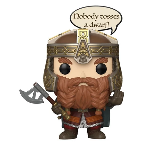 Funko POP! Lord of the Rings: Gimli (Nobody Tosses a Dwarf)