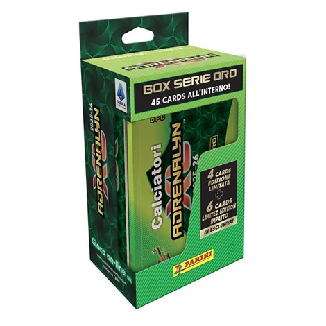 Futbalové karty Panini Serie A Calciatori 2025/2026 Adrenalyn XL Classic Tin