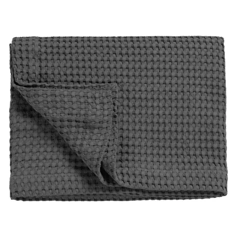 Vandyck Luxusný prehoz na postel' Home Piqué waffle Off black - 160x250 cm