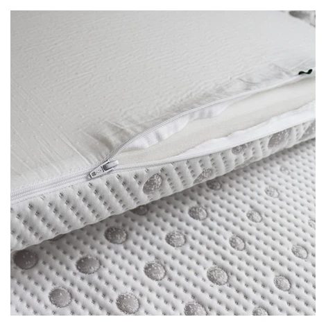 DREAMPUR Vrchný matrac z latexovej peny DREAMPUR® Grey Dots 5 cm - 200x200 cm