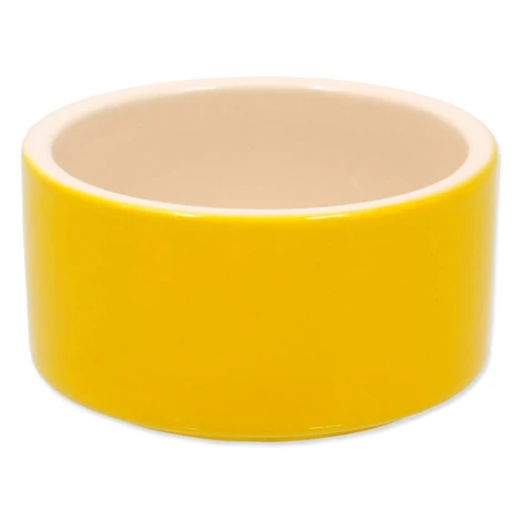 Miska Small Animals keramická pre králiky žltá 10x5cm