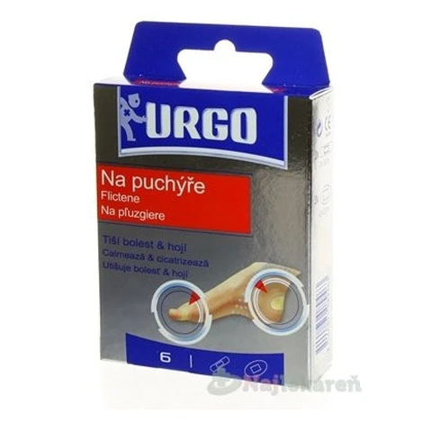 URGO Blisters Na pľuzgiere hydrokoloidná náplasť, 2 veľkosti  6ks