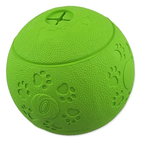Hračka Dog Fantasy lopta na pamlsky zelená 6cm