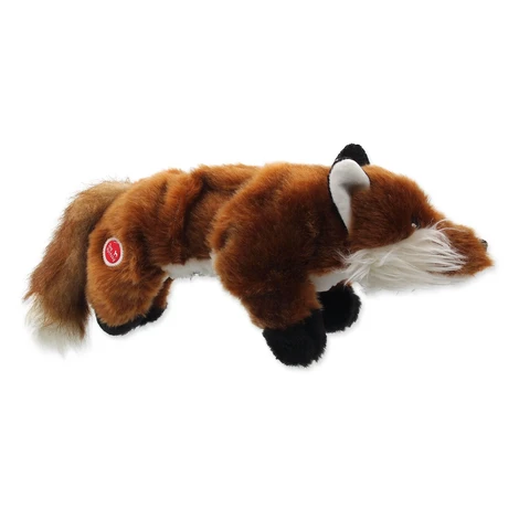 Hračka Dog Fantasy Plush líška pískacia čierne tlapky 45cm